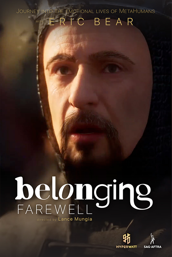 Belonging FAREWELL Episode Poster, featuring a close-up shot of the character Richard II in medieval clothing.